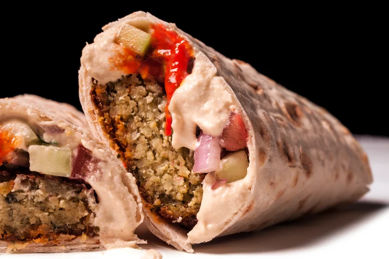Falafel Lavash Wraps