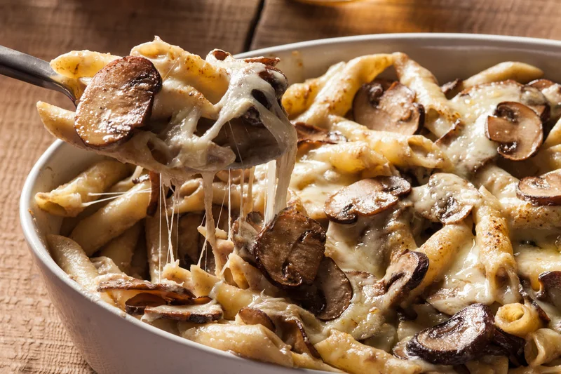 Creamy Mushroom Pasta Bake