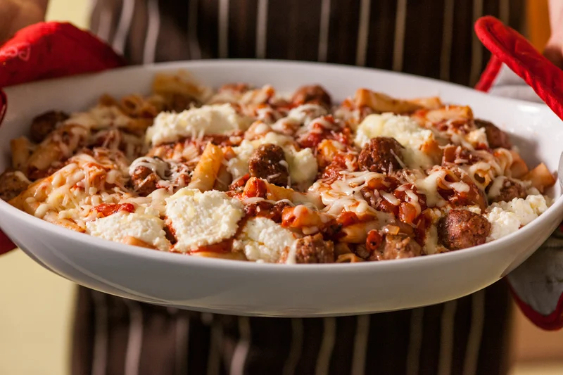 Baked Ziti with Meatballs