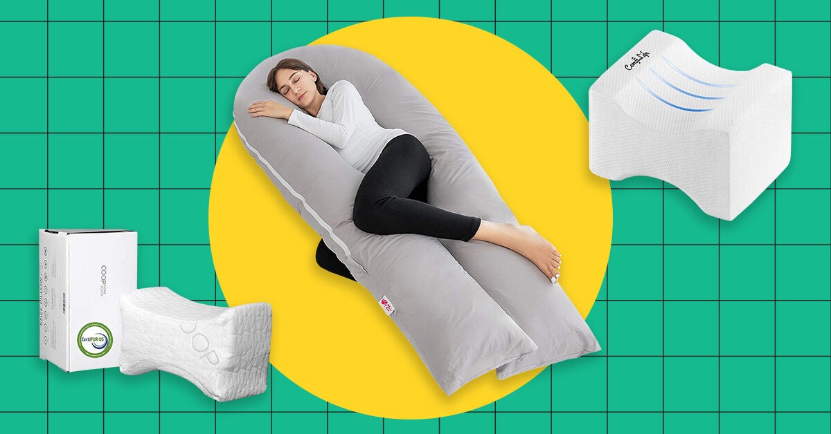 US Knee Pillow Leg Pillow For Sleeping Cushion Support Between Side Sleeper Rest 