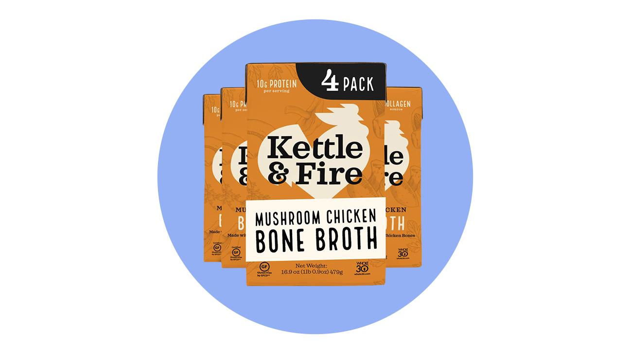 kettle and fire mushroom chicken bone broth