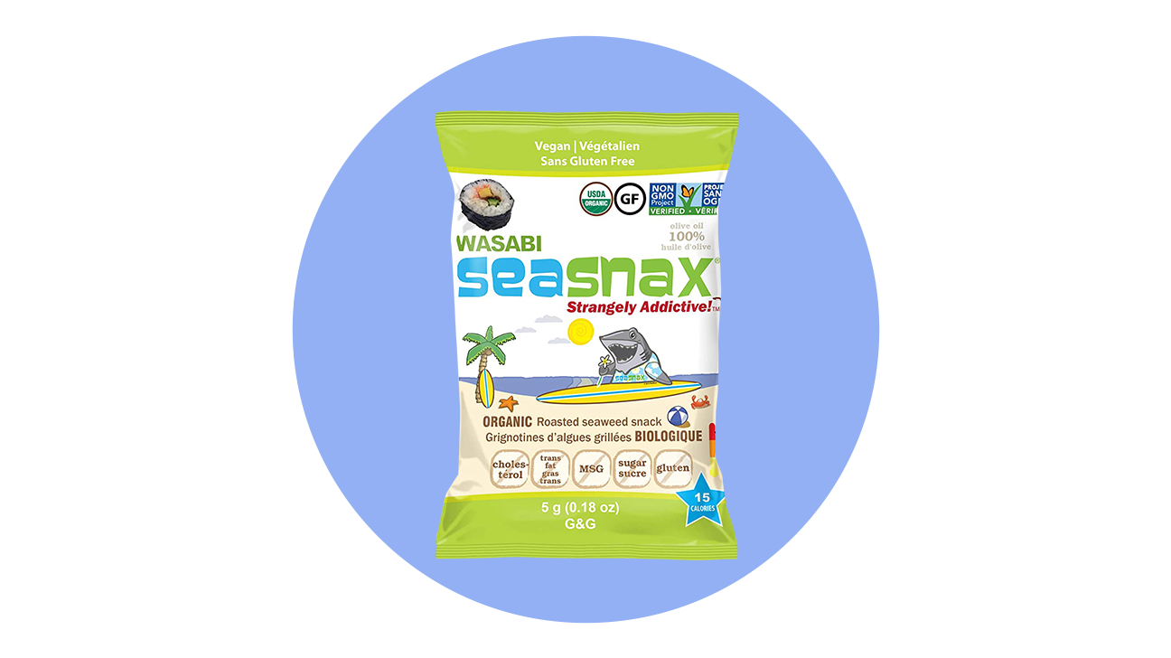 seasnax organic roasted seaweed