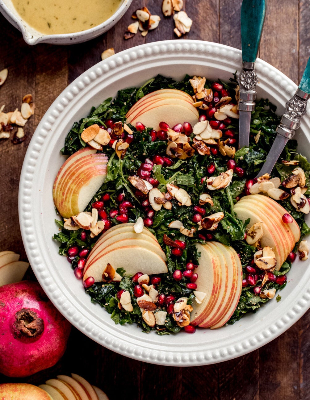 autumn kale harvest salad