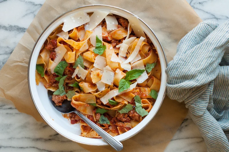 Quick Italian Sausage Bolognese