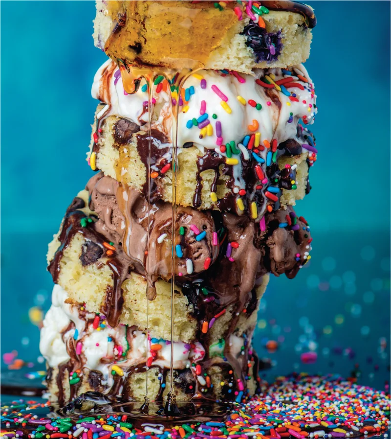 Chocolate Chip Pancake Ice Cream Sandwiches