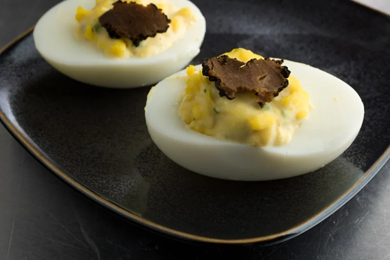 Truffled Deviled Eggs