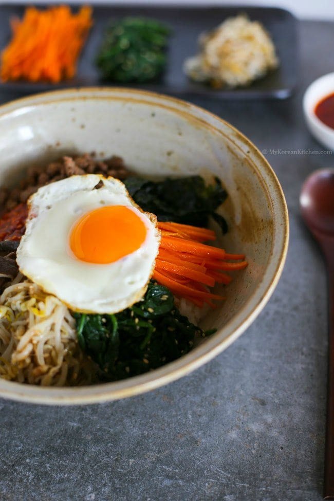 Korean bibimbap 