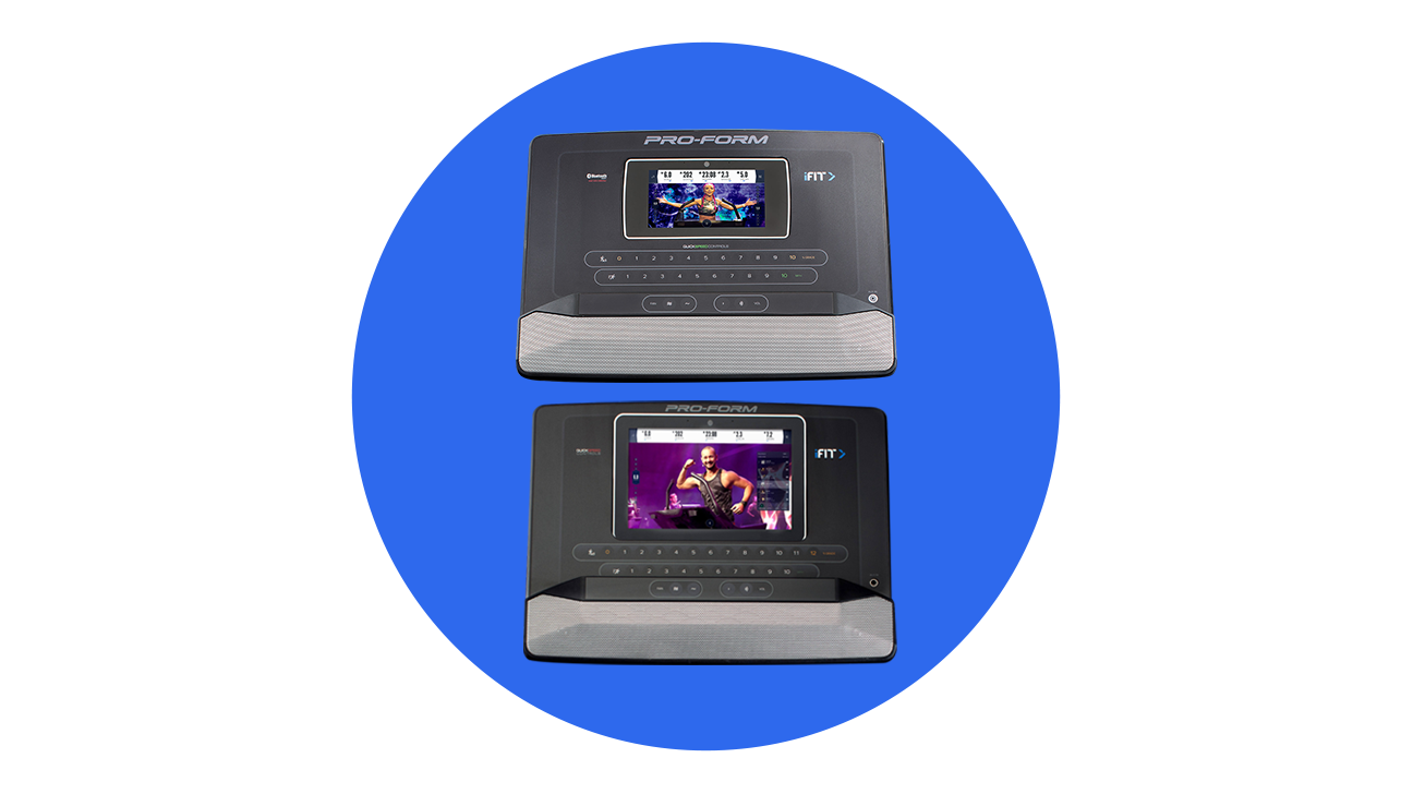 ProForm Carbon T10 and Carbon T7 touch screens