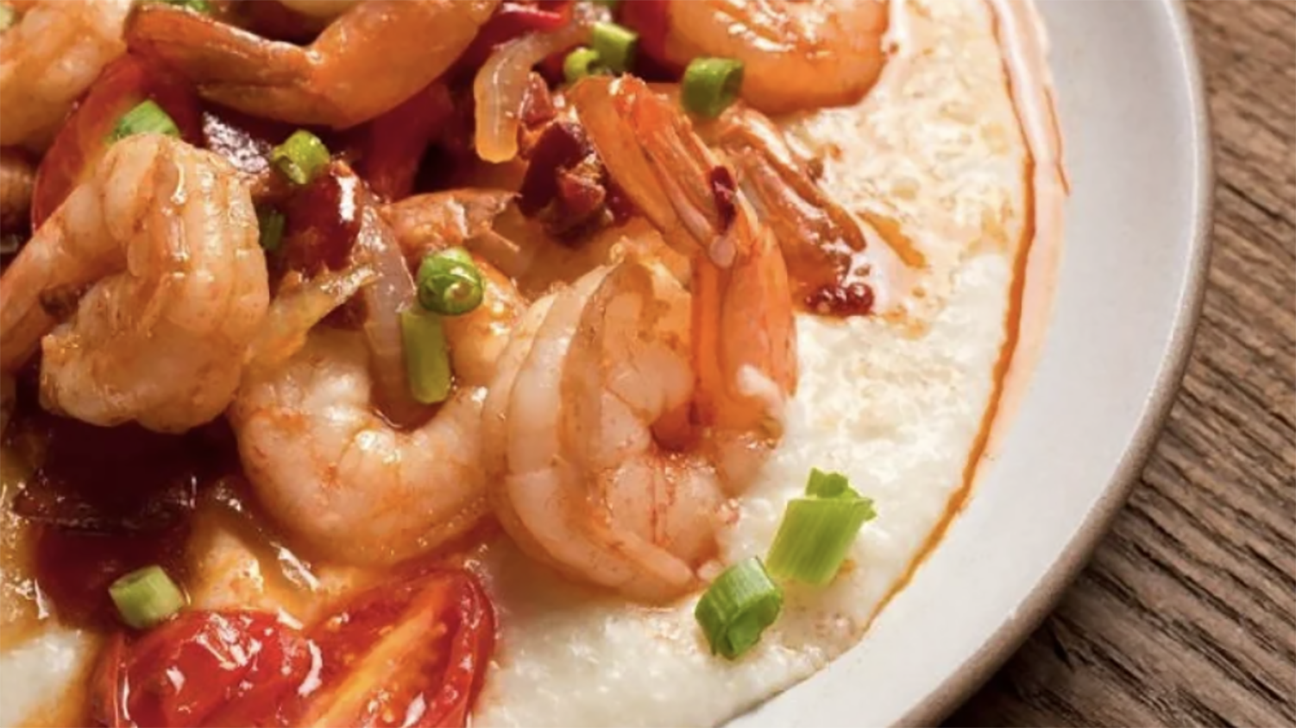 Spicy shrimp and grits