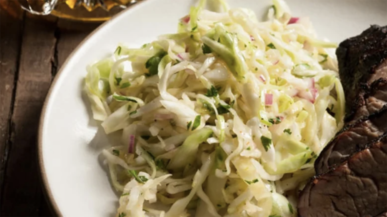 Pile of coleslaw