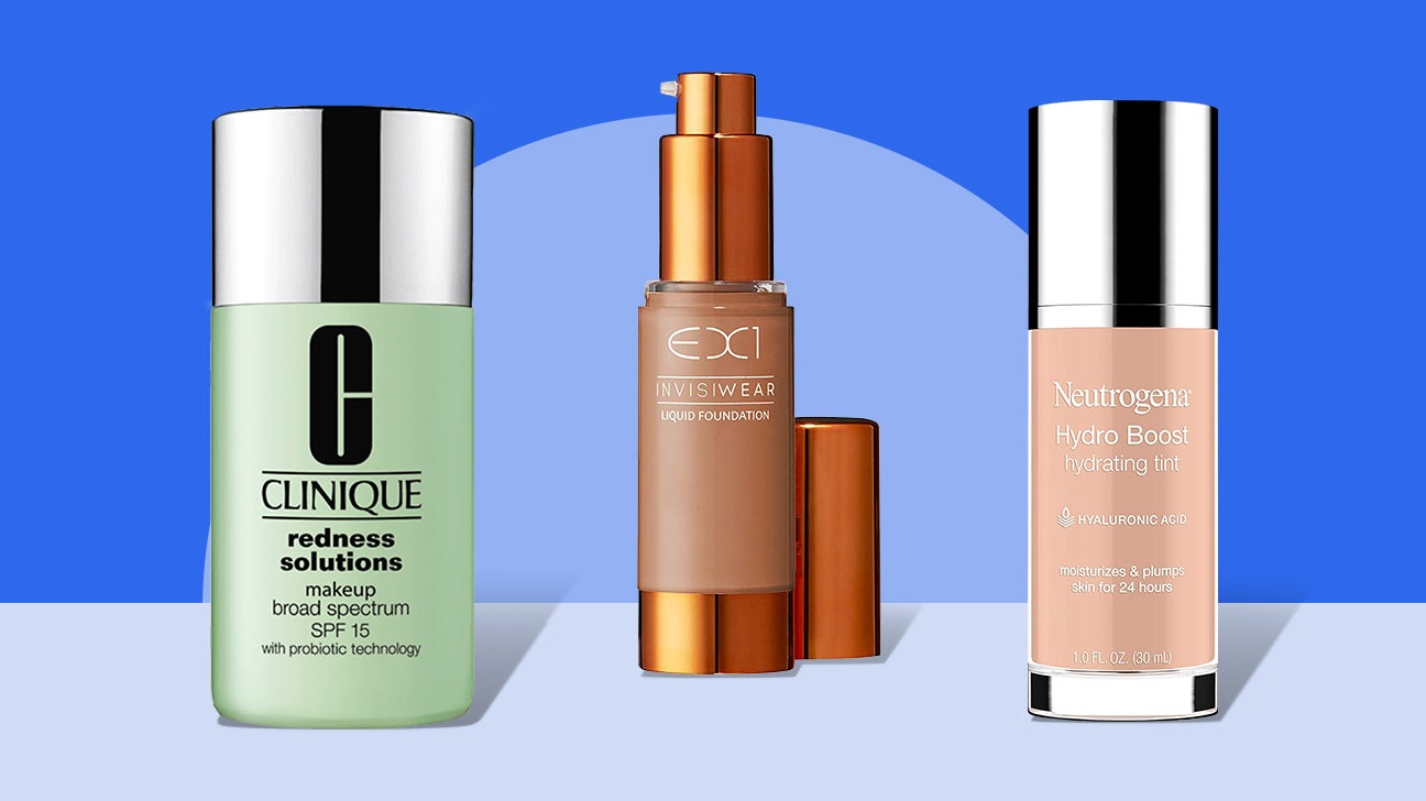 picture of three different cosmetic foundations