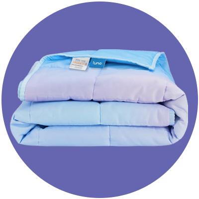 luna cotton weighted blanket
