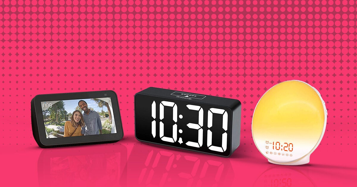 The 9 Best Alarm Clocks Of 2022 Greatist - Kwanwa Digital Led Wall Clock With 3 Large Display Battery Operated