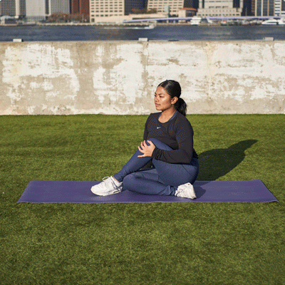 seated spinal twist