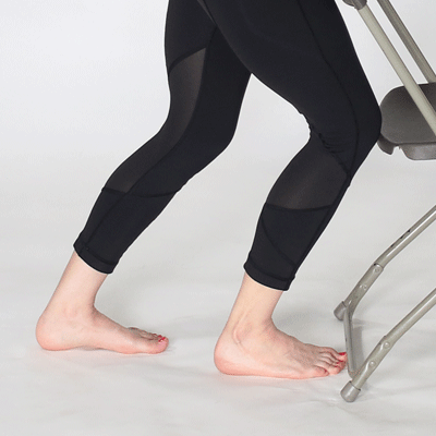 standing soleus stretch