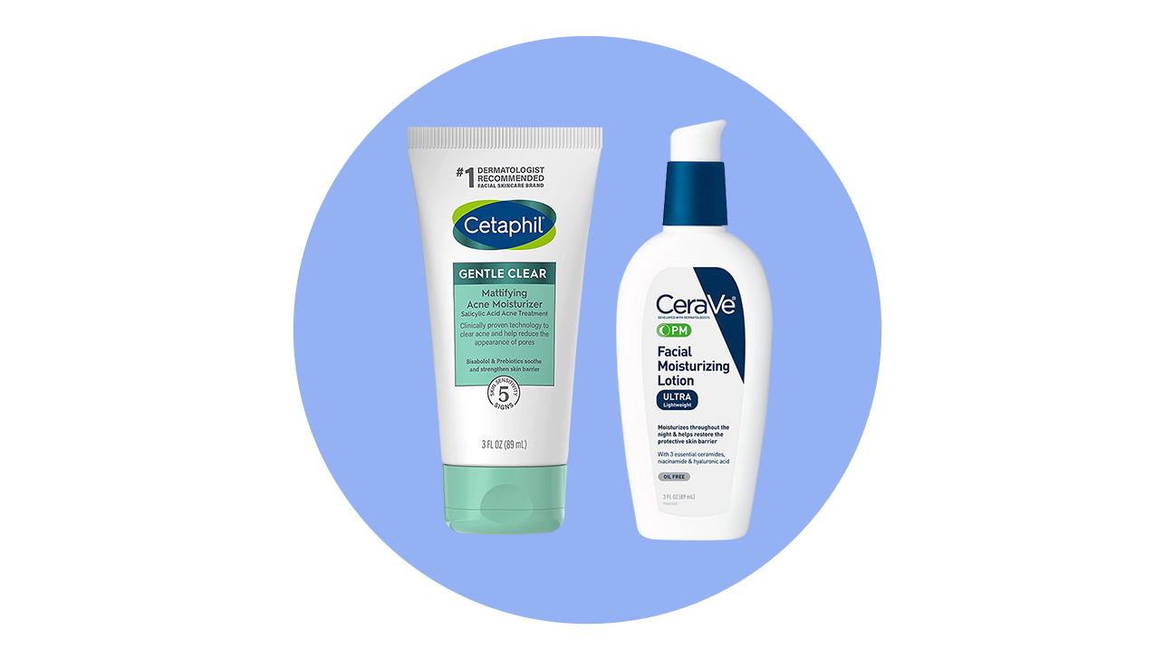 cetaphil and cerave pm moistruizers