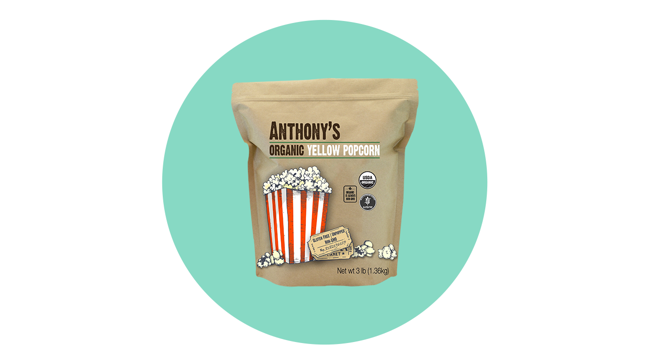 Anthony's Organic Yellow Popcorn Kernels