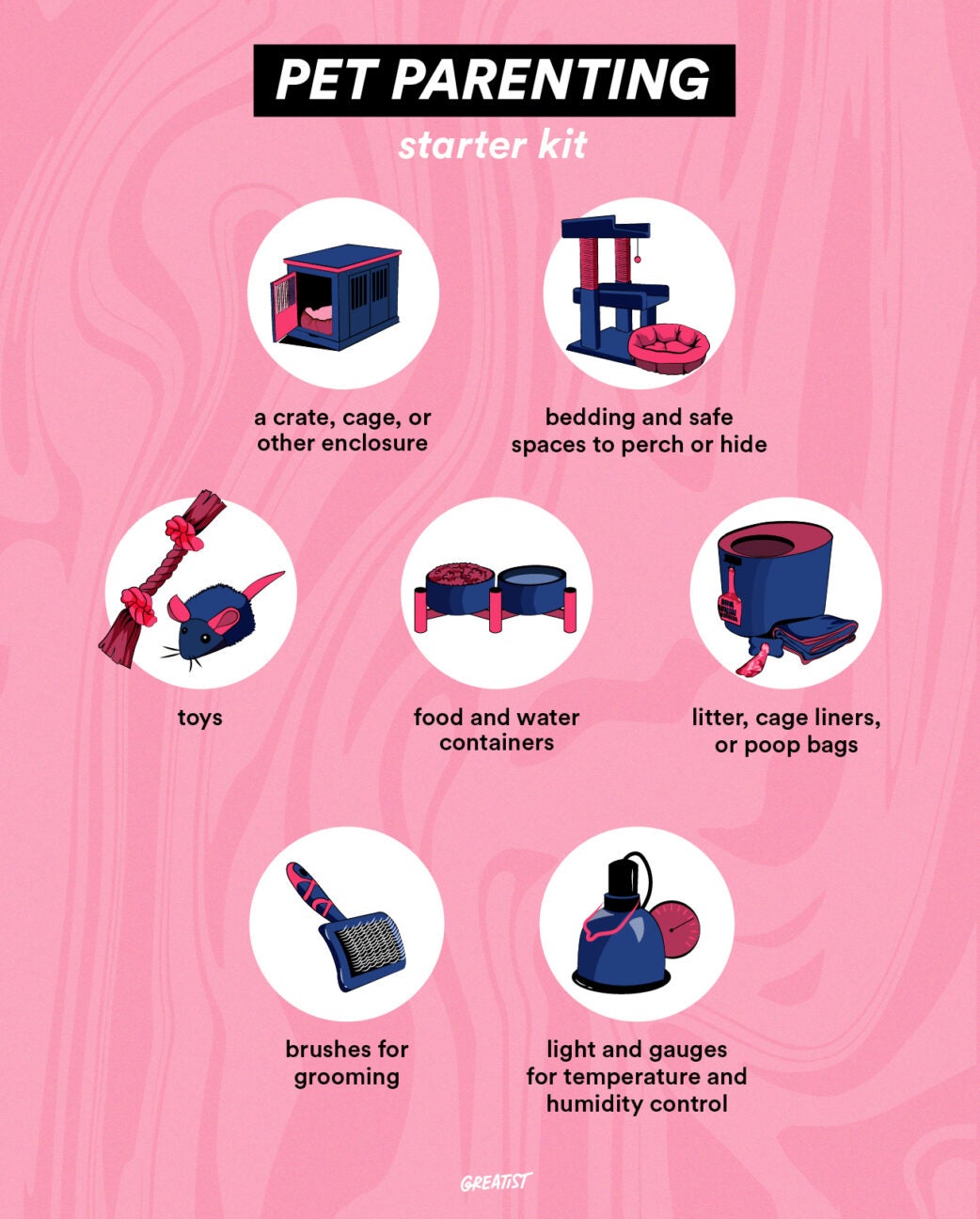 essential supply list for pets