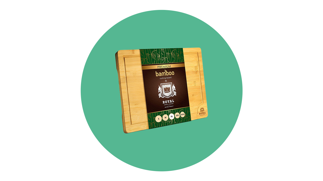 Royal Craft Wood Extra-Large Organic Bamboo Cutting Board