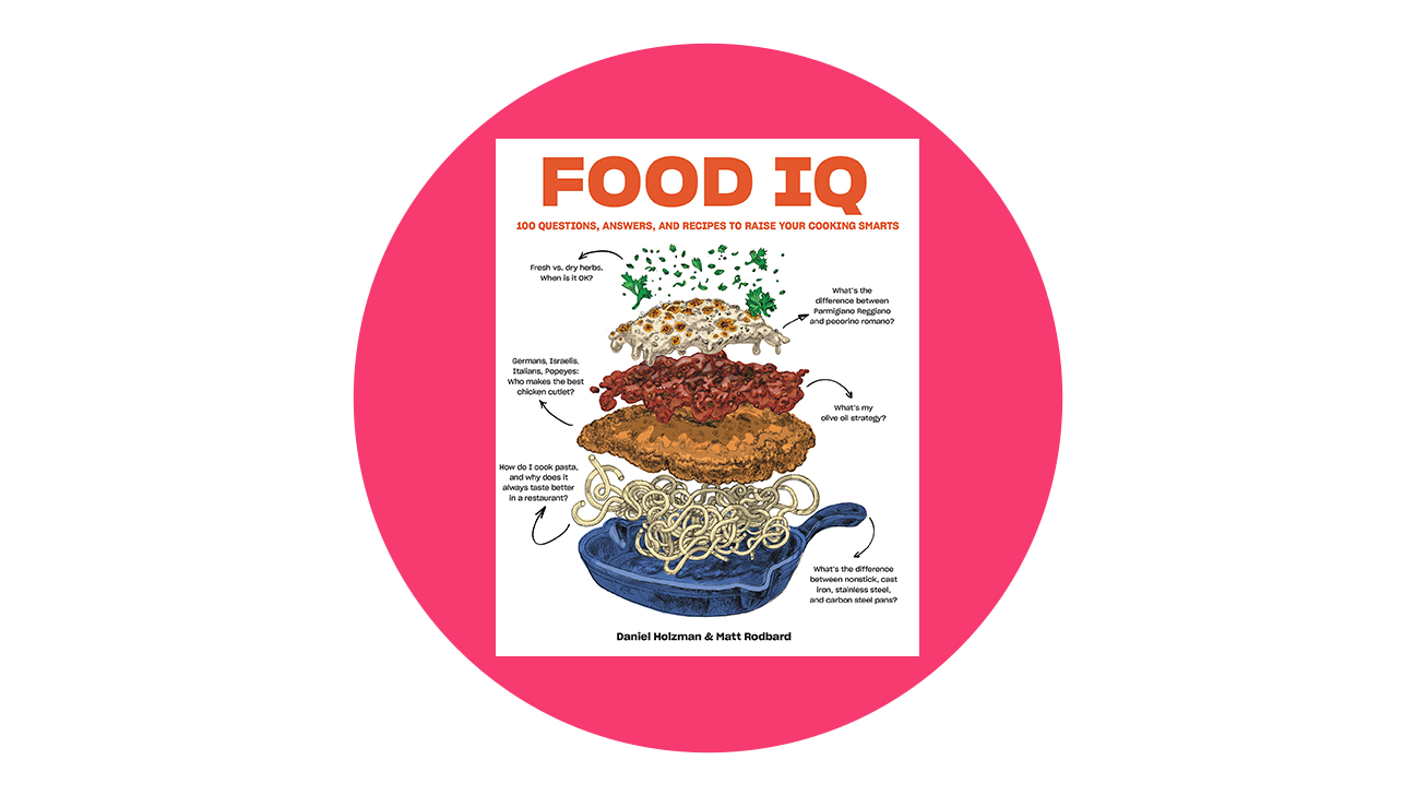 FoodIQ: 100 Questions, Answers, and Recipes to Raise Your Cooking Smarts by Daniel Holzman and Matt Rodbard