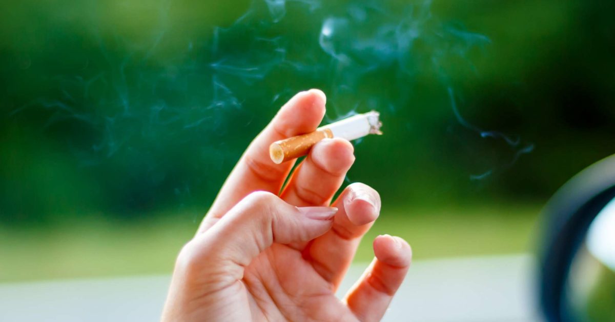 smoking tobacco